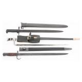 MODERN REENACTOR 19th C. - WWI US & UK BAYONETS