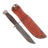 WWII US PAL RH36 UTILITY KNIFE WITH SHEATH