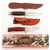 MARBLES & EDGE BRAND HUNTING KNIVES