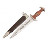 WWII GERMAN SA DRESS DAGGER by GEBR KRUSIUS