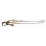 IMPERIAL GERMAN HUSSAR RGT PRESENTATION SWORD