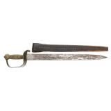 CIVIL WAR USN M1841 NAVAL CUTLASS WITH SCABBARD