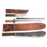 19th C. - WWII US, UK & FRENCH KNIFE & BAYONET
