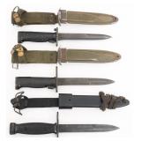 COLD WAR US IMPERIAL & CONETTA M5, M6, M7 BAYONETS