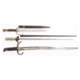 19th - 20th C. EUROPEAN ARMED FORCES BAYONETS