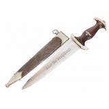 WWII GERMAN SA DRESS DAGGER by HELLER SCHMALKALDEN
