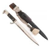 WWII GERMAN K98 SAWBACK BAYONET WITH SCABBARD