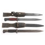 WWII GERMAN K98 COMBAT BAYONETS