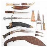 TOURIST KUKRIS, DAGGERS & KNIVES