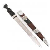 SCOTTISH OFFICER DIRK WITH SCABBARD