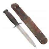 WWII US ARMY M3 FIGHTING KNIFE WITH SHEATH