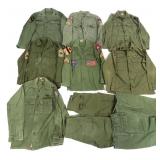 VIETNAM WAR US ARMY OG-107 UTILITY SHIRTS & PANTS
