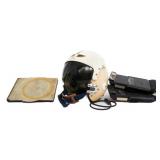 VIETNAM WAR US APH-6A FLIGHT HELMET & KNEEBOARDS