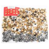 COLD WAR US, SPANISH & BRITISH UNIFORM BUTTONS