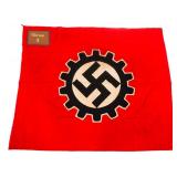 WWII GERMAN ARBEITSFRONT LABOR FRONT FLAG