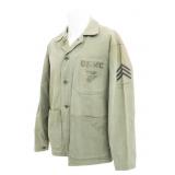WWII USMC NAMED P41 HBT COMBAT JACKET