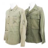 WWII USMC & ARMY NAMED UTILITY & FIELD JACKETS