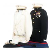 COLD WAR USMC NAMED EVENING & DRESS UNIFORMS