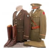 WWII US ARMY 101st AIRBORNE & OFFICER UNIFORMS