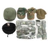 VIETNAM WAR VIETCONG PITH HELMET & US HEADGEAR