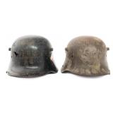 WWI IMPERIAL GERMAN M16 COMBAT HELMET SHELLS