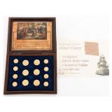 HMS VICTORY SHIP FRAGMENT & REPRO NELSON BUTTONS
