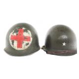 REFURBISHED WWII US ARMY M1 & M2 COMBAT HELMETS
