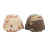 GULF WARS US ARMY PASGT COMBAT HELMETS & COVERS