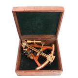WWII BRITISH NAVAL SEXTANT by HENRY BROWNE & SON