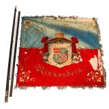 1901 IMPERIAL GERMAN OLDENBURG VETERANS ASSOC FLAG