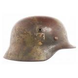 WWII GERMAN SS SD M40 NORMANDY CAMO COMBAT HELMET