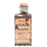 CIVIL WAR UNION MEDICAL DEPT QUININE SULFATE TIN