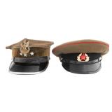WWII - COLD WAR POLISH & SOVIET VISOR CAPS