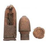 CIVIL WAR DUG RELIC 3" HOTCHKISS & PARROTT SHELL