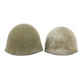 WWII - KOREAN WAR US ARMY M1C HELMET & LINER