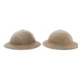 WWII US ARMY M1917A1 COMBAT HELMETS