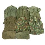 VIETNAM WAR US ARMY & AF ERDL & JUNGLE JACKETS