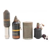 WWII IMPERIAL JAPANESE TYPE 89-97 & MORTAR ROUNDS