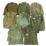INDOCHINA - VIETNAM WAR US & FRENCH UTILITY SHIRTS