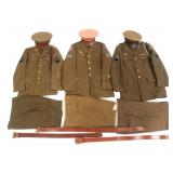 WWII US ARMY & USAAF CBI NCO UNIFORM SETS