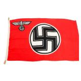 WWII US CAPTURED GERMAN SERVICE STATE FLAG