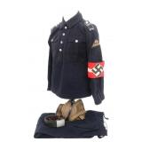 WWII GERMAN HJ FLIEGER SCHARFUHRER UNIFORM