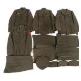 WWII USMC SERVICE ALPHA UNIFORMS