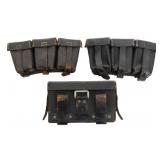 WWII GERMAN HEER AMMUNITION & MEDICAL POUCHES