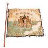 1900 IMPERIAL GERMAN BAVARIAN VETERANS ASSOC FLAG