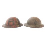 WWI US ARMY M1917 COMBAT HELMETS