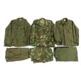 VIETNAM WAR US ARMY ERDL & JUNGLE SET UNIFORMS