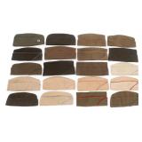 WWII US OFFICER & ENLISTED GARRISON CAPS