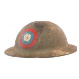 WWI US ARMY AIR SERVICE NAMED M1917 COMBAT HELMET