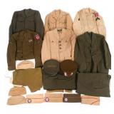 KOREAN WAR US ARMY, AIRBORNE & USMC UNIFORMS